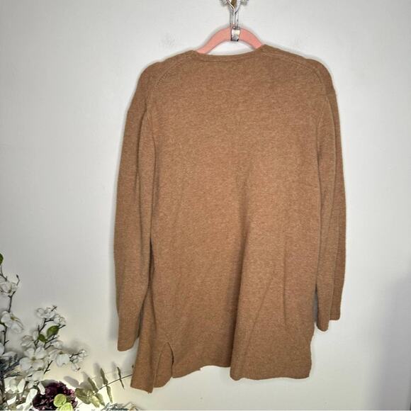 MADEWELL Cozy Walker Merino Wool Alpaca Blend Heather Timber Camel Tan {NN42} - Picture 3 of 6